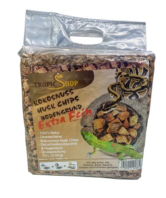 Kokosnuss Coconut HUSK CHIPS - Grober Terrarien Bodengrund