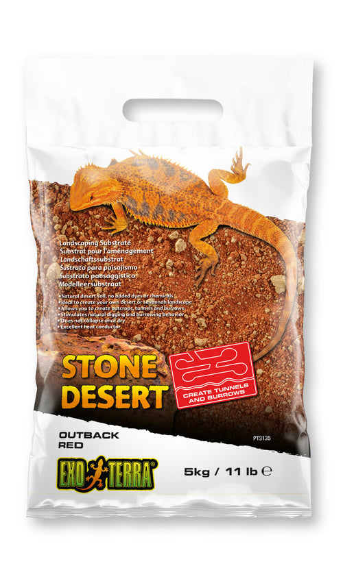Exo Terra - Stone Desert lehmhaltiger natürlicher Terrarium Bodengrund Ohne Chemikalien